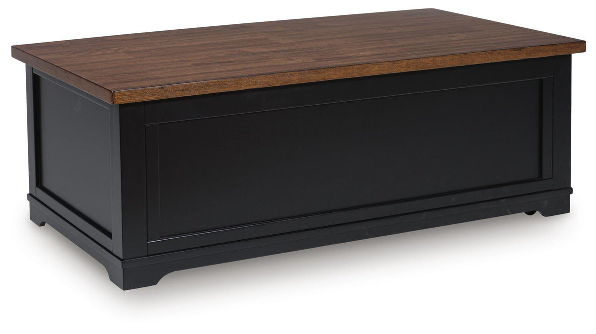 Wildenauer Lift-Top Coffee Table - T664-9 - product view or room setting; only coffee table included (supplier image 6)