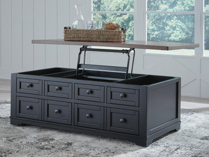 Wildenauer Lift-top Coffee Table and 2 Chairside End Tables - T664T1 - product view or room setting; complete kit and included component views (supplier image 23)