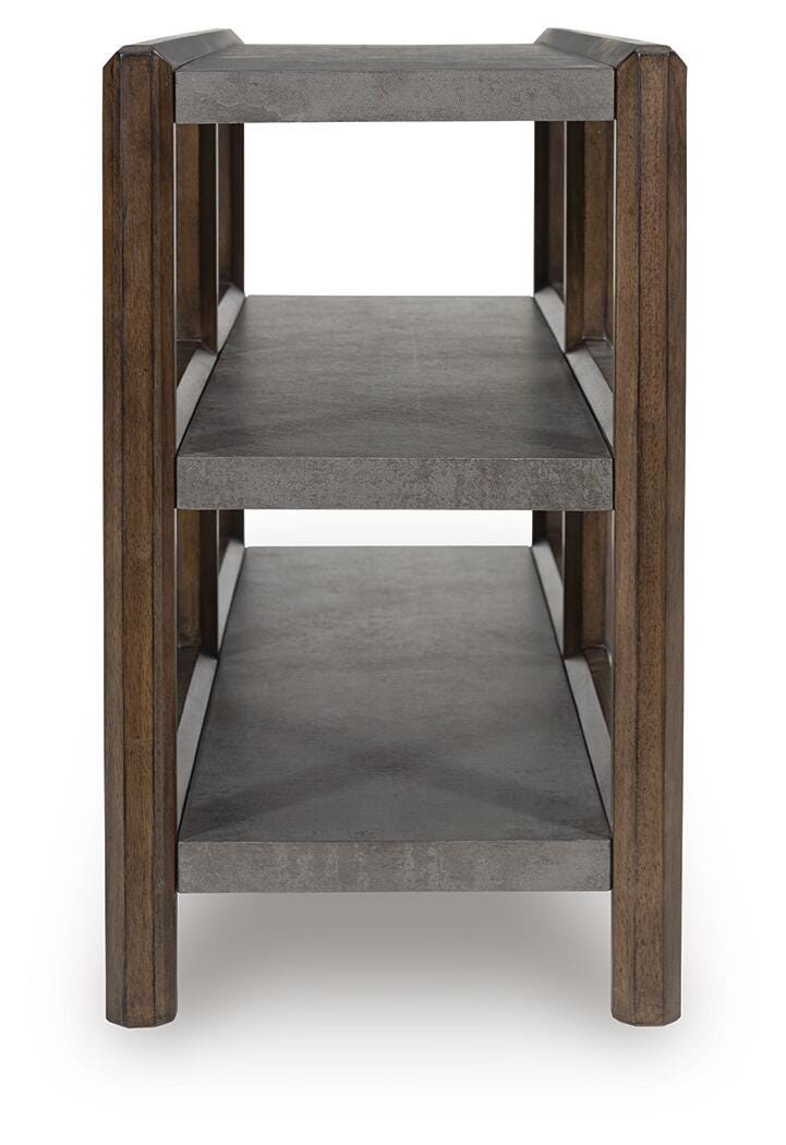 Kallenny Sofa Table - T669-4 - product view or room setting; only console table included (supplier image 4)