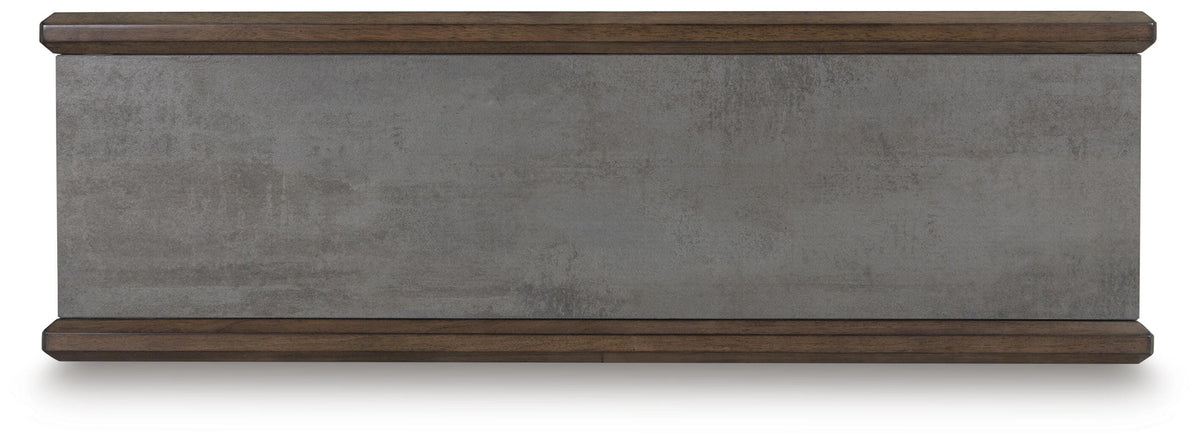 Kallenny Sofa Table - T669-4 - product view or room setting; only console table included (supplier image 5)