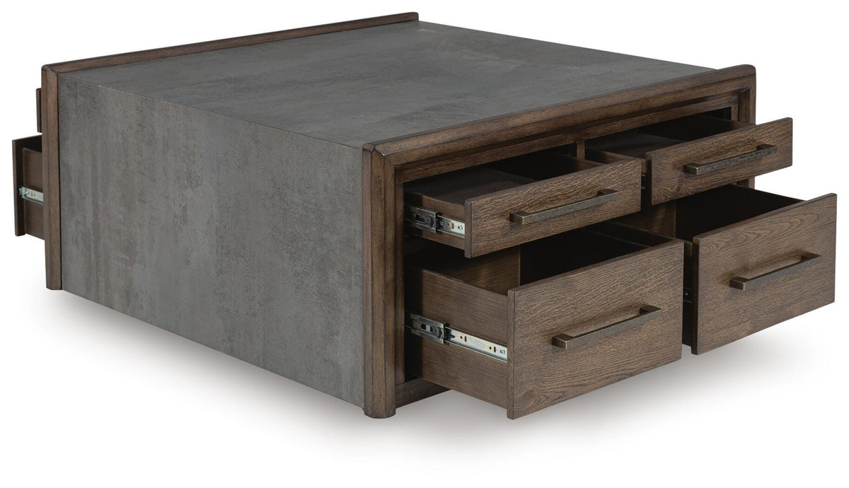 Kallenny Coffee Table - T669-8 - product view or room setting; only coffee table included (supplier image 3)