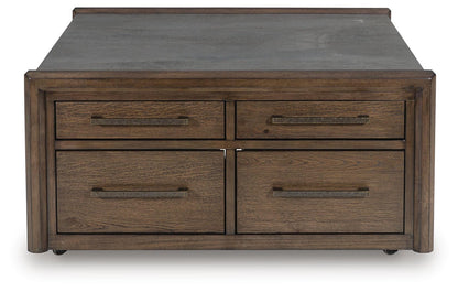Kallenny Coffee Table - T669-8 - product view or room setting; only coffee table included (supplier image 4)