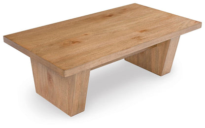 Kristiland Coffee Table - T674-1 - product view or room setting; only coffee table included (supplier image 3)