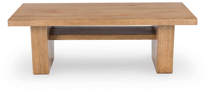 Kristiland Coffee Table - T674-1 - product view or room setting; only coffee table included (supplier image 4)