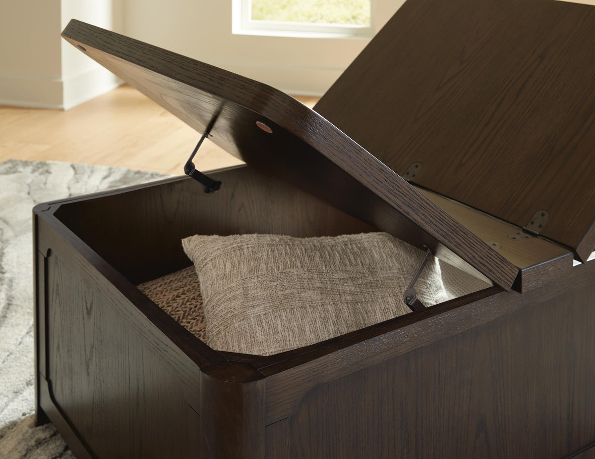 Breckington Coffee Table With Storage - T678-20 - finish or detail (supplier image 8)