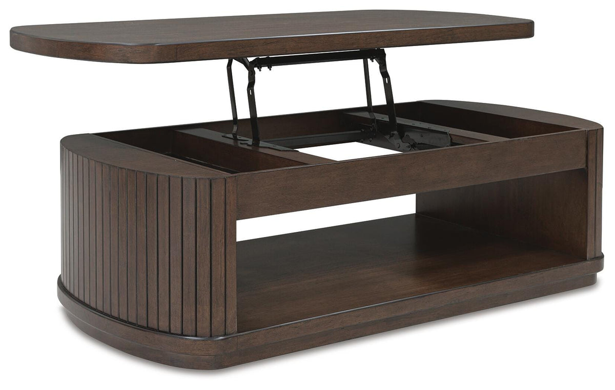 Korestone Lift-Top Coffee Table - T679-9 - product view or room setting; only coffee table included (supplier image 3)