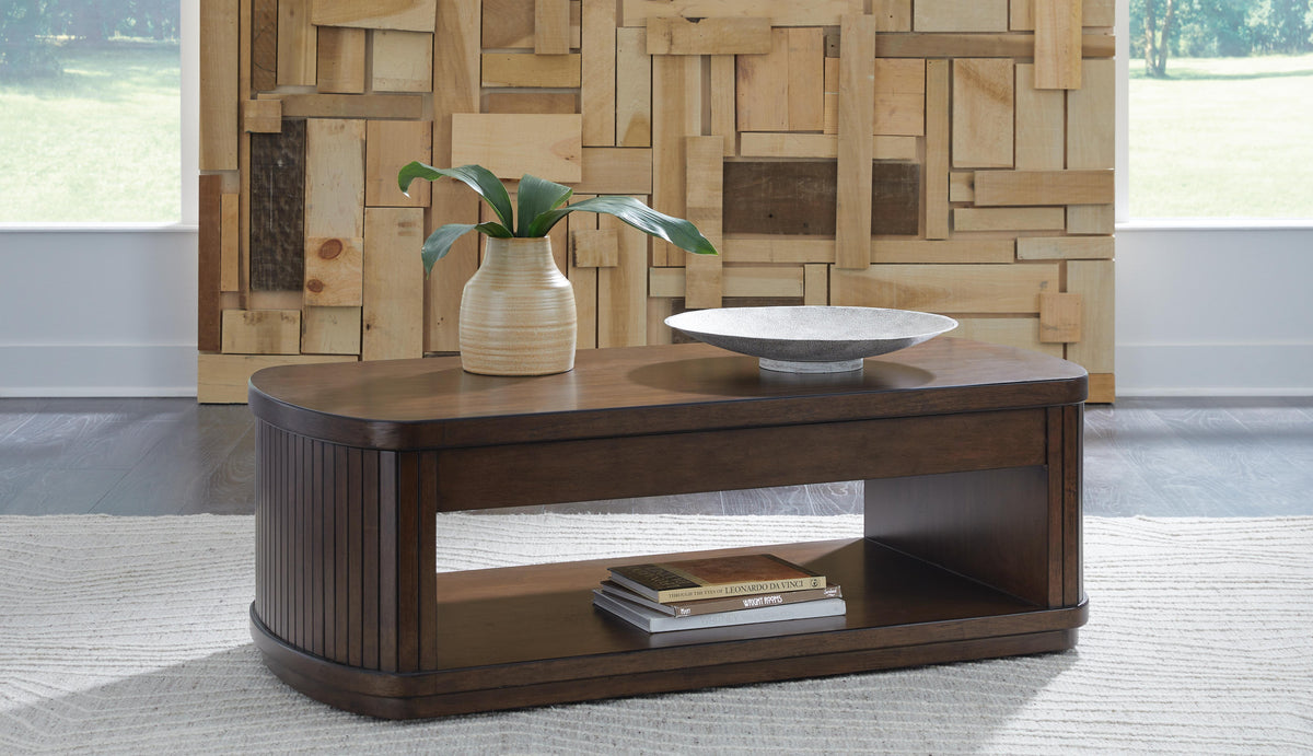 Korestone Lift-Top Coffee Table - T679-9 - product view or room setting; only coffee table included (supplier image 2)
