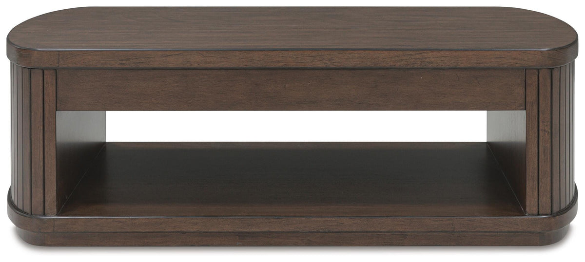 Korestone Lift-Top Coffee Table - T679-9 - product view or room setting; only coffee table included (supplier image 4)