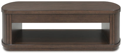 Korestone Lift-Top Coffee Table - T679-9 - product view or room setting; only coffee table included (supplier image 4)