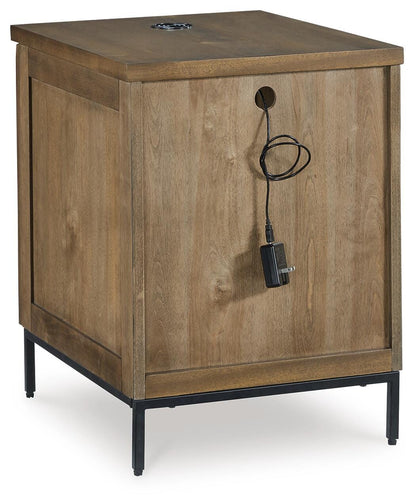 Torlanta Chairside End Table - T686-7 - product view or room setting; only end table included (supplier image 6)