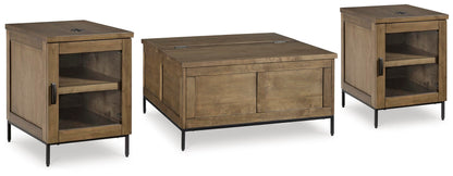 Torlanta Coffee Table and 2 End Tables - T686T1 - product view or room setting; complete kit and included component views (supplier image 1)