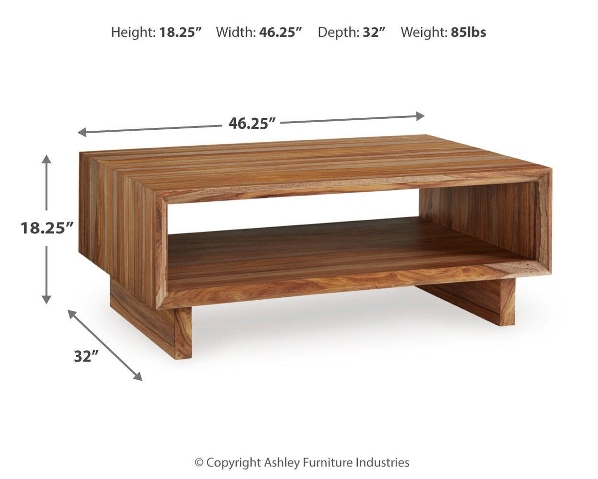 Dressonni Coffee Table - T690-1 - approximate manufacturer dimensions (supplier image 7)