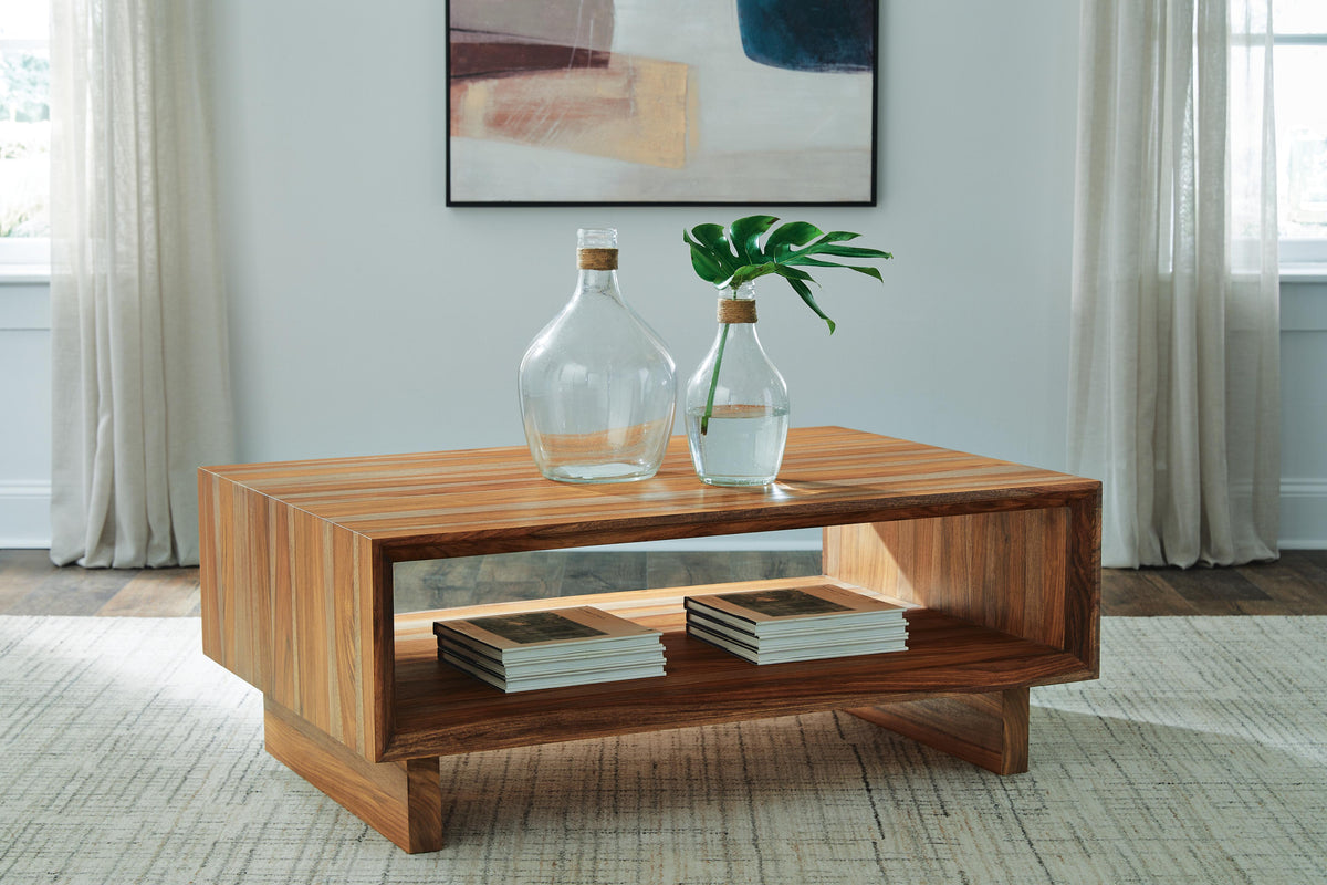 Dressonni Coffee Table - T690-1 - product view or room setting; only coffee table included (supplier image 2)