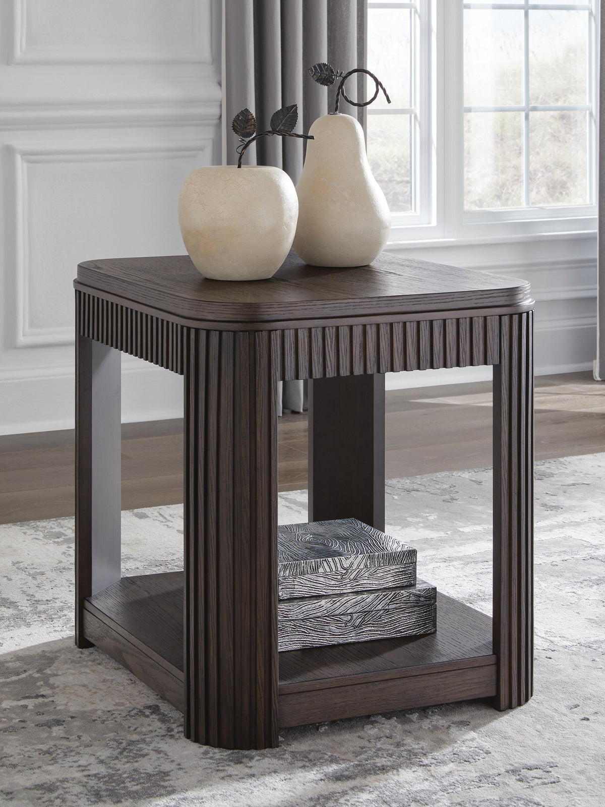 Carlibrie End Table - T700-3 - product view or room setting; only end table included (supplier image 2)