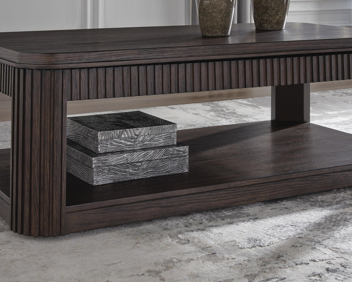 Carlibrie Lift-Top Coffee Table - T700-9 - finish or detail (supplier image 7)