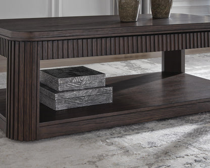 Carlibrie Lift-Top Coffee Table - T700-9 - finish or detail (supplier image 7)