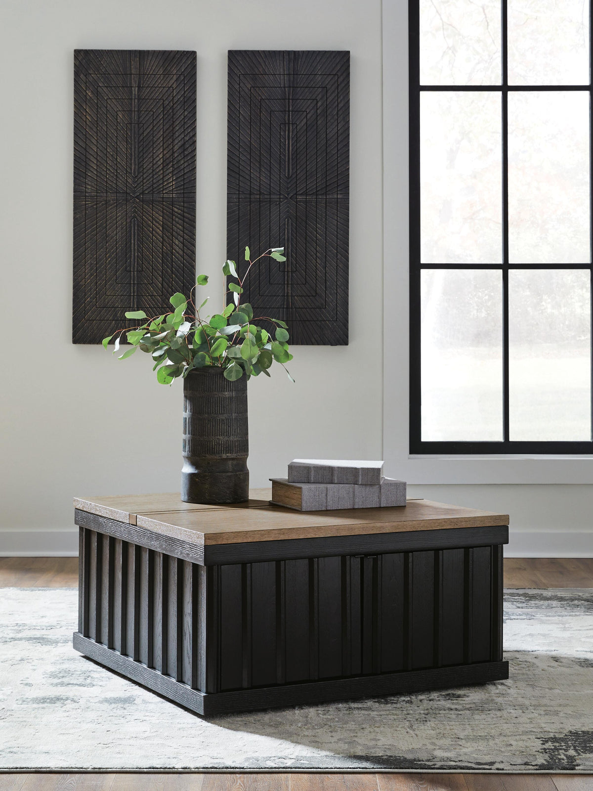 Rylandyn Lift-Top Coffee Table - T721-00 - product view or room setting; only coffee table included (supplier image 2)