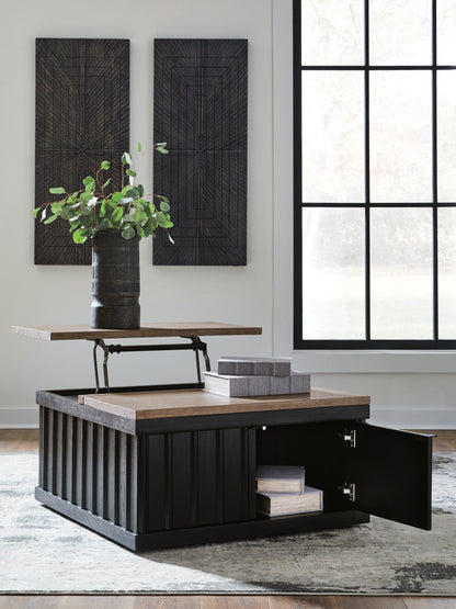 Rylandyn Lift-Top Coffee Table - T721-00 - product view or room setting; only coffee table included (supplier image 6)