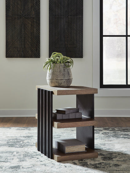 Rylandyn End Table - T721-3 - product view or room setting; only end table included (supplier image 2)