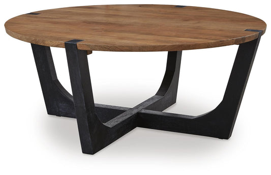Hanneforth Coffee Table - T726-8 - product view or room setting; only coffee table included (supplier image 1)