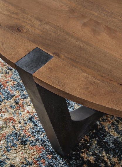 Hanneforth Coffee Table - T726-8 - finish or detail (supplier image 5)