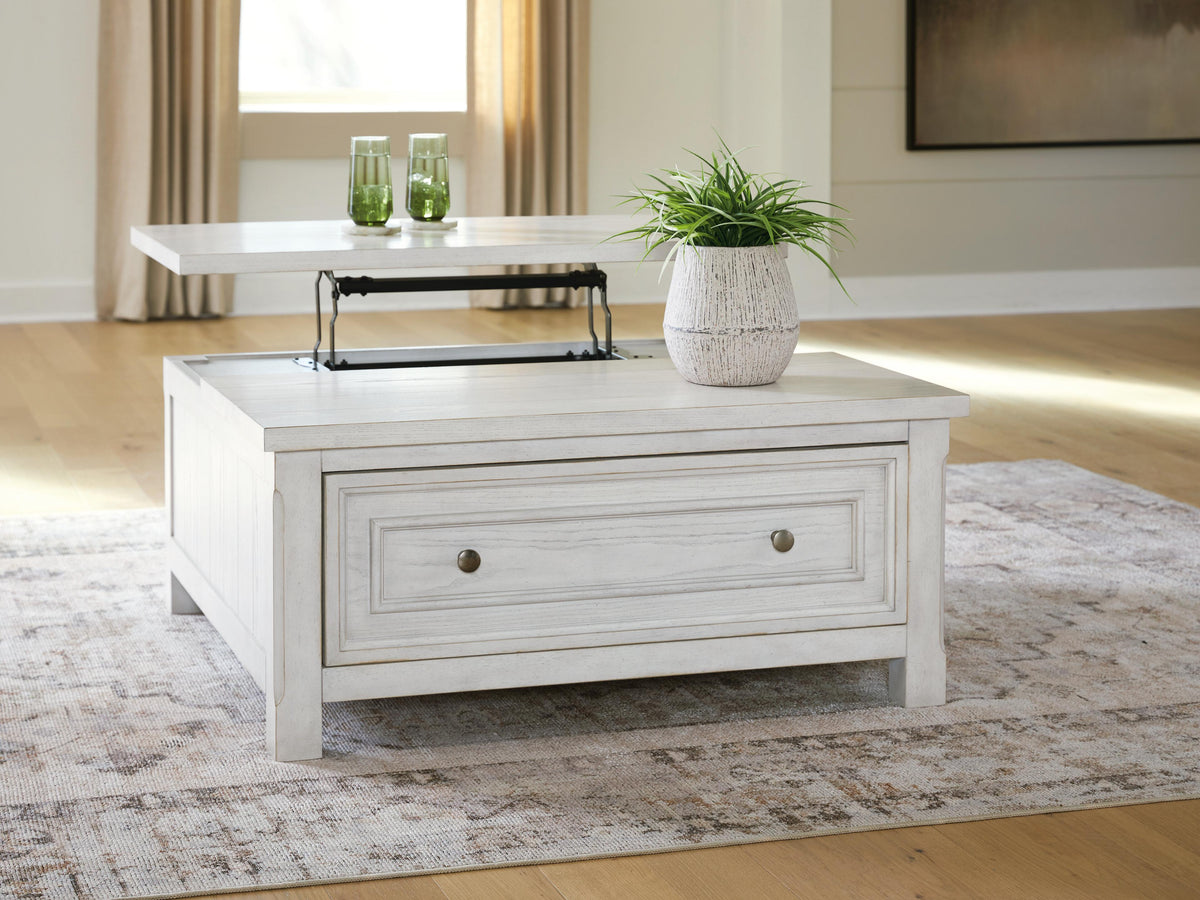 Robbinsdale Lift-Top Coffee Table - T729-00 - product view or room setting; only coffee table included (supplier image 6)