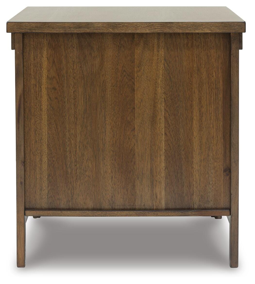 Moriville End Table - T731-3 - product view or room setting; only end table included (supplier image 6)