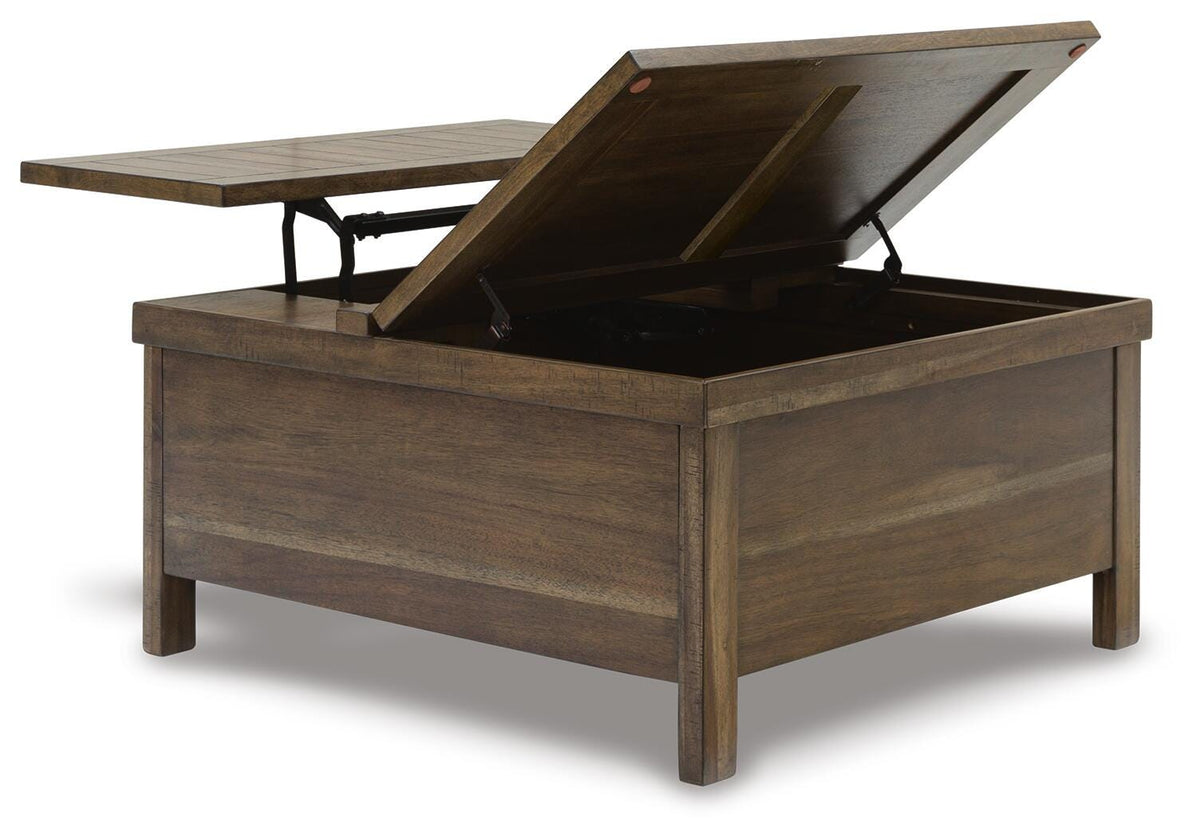 Moriville Living Room Table Sets - T731T2, T731T1 - product view or room setting; complete kit and included component views (supplier image 9)