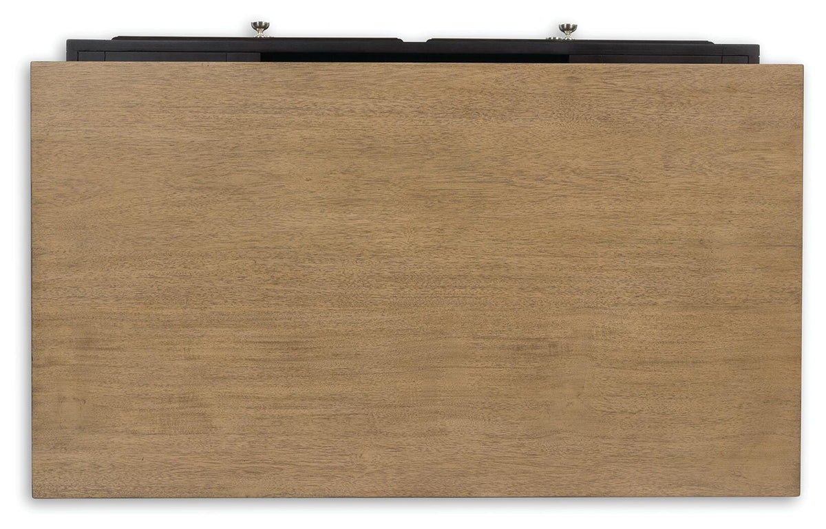 Drazmine Lift-Top Coffee Table - T734-20 - product view or room setting; only coffee table included (supplier image 6)