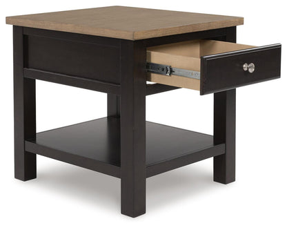 Drazmine End Table - T734-3 - product view or room setting; only end table included (supplier image 3)
