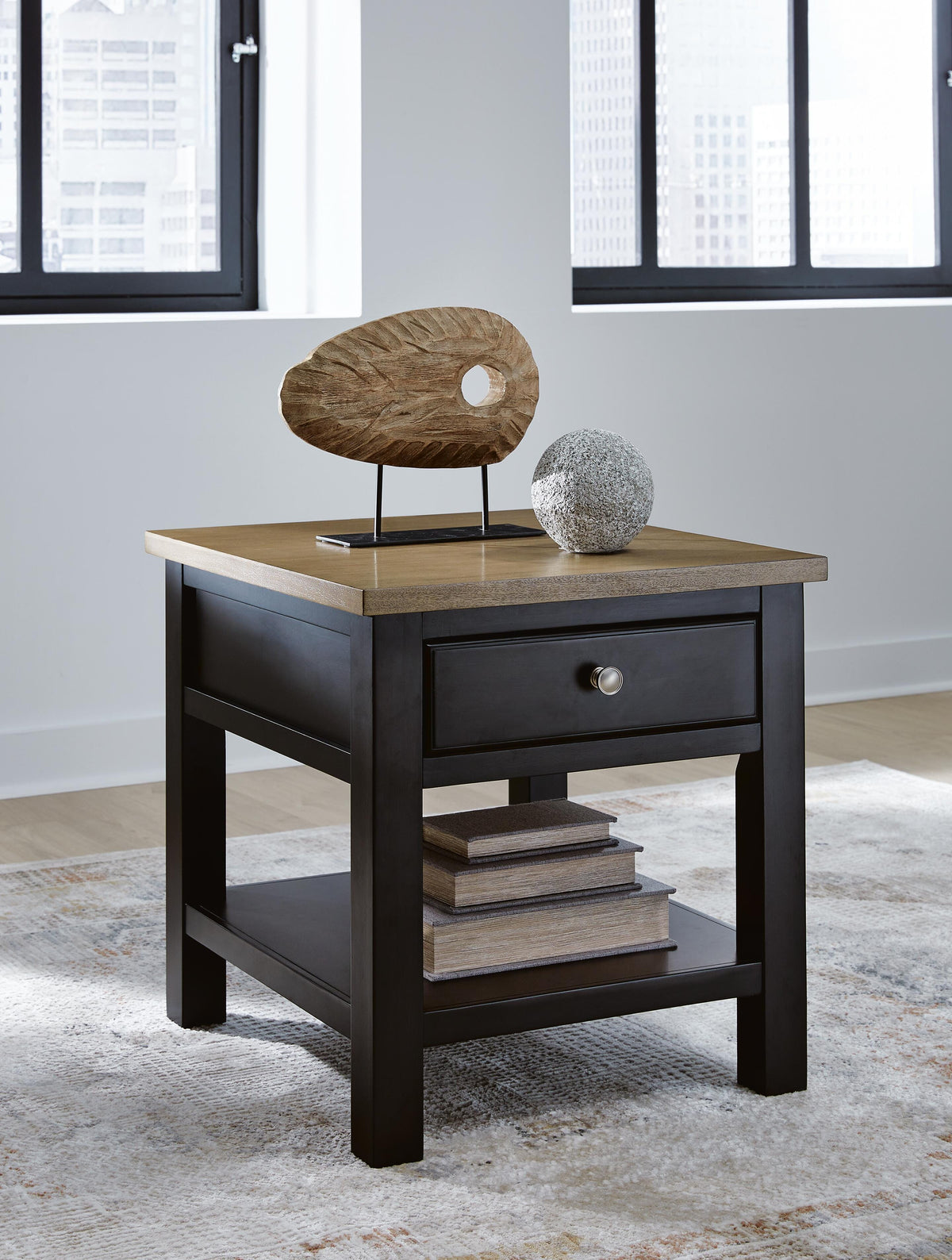 Drazmine End Table - T734-3 - product view or room setting; only end table included (supplier image 2)