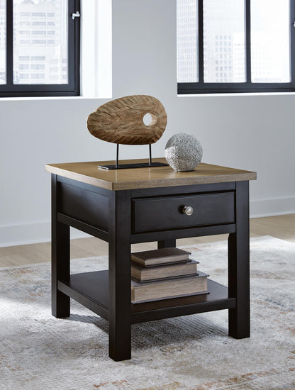 Drazmine End Table - T734-3 - product view or room setting; only end table included (supplier image 2)