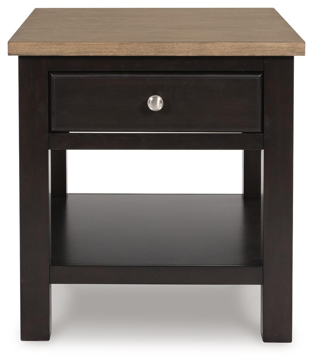 Drazmine End Table - T734-3 - product view or room setting; only end table included (supplier image 4)