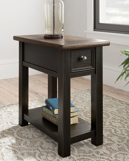 Tyler Creek Chairside End Table - T736-107 - product view or room setting; only end table included (supplier image 2)