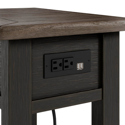 Tyler Creek Chairside End Table - T736-107 - finish or detail (supplier image 11)