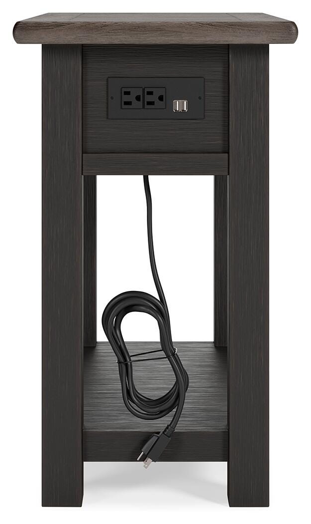 Tyler Creek Chairside End Table - T736-107 - product view or room setting; only end table included (supplier image 8)