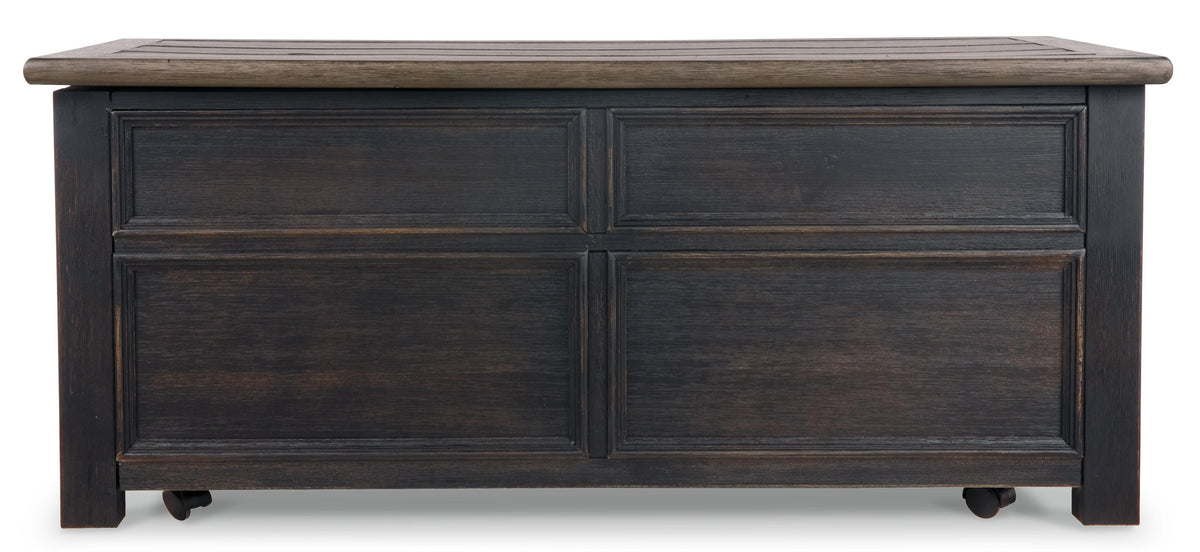 Tyler Creek Coffee Table with Lift Top - T736-20 - product view or room setting; only coffee table included (supplier image 7)