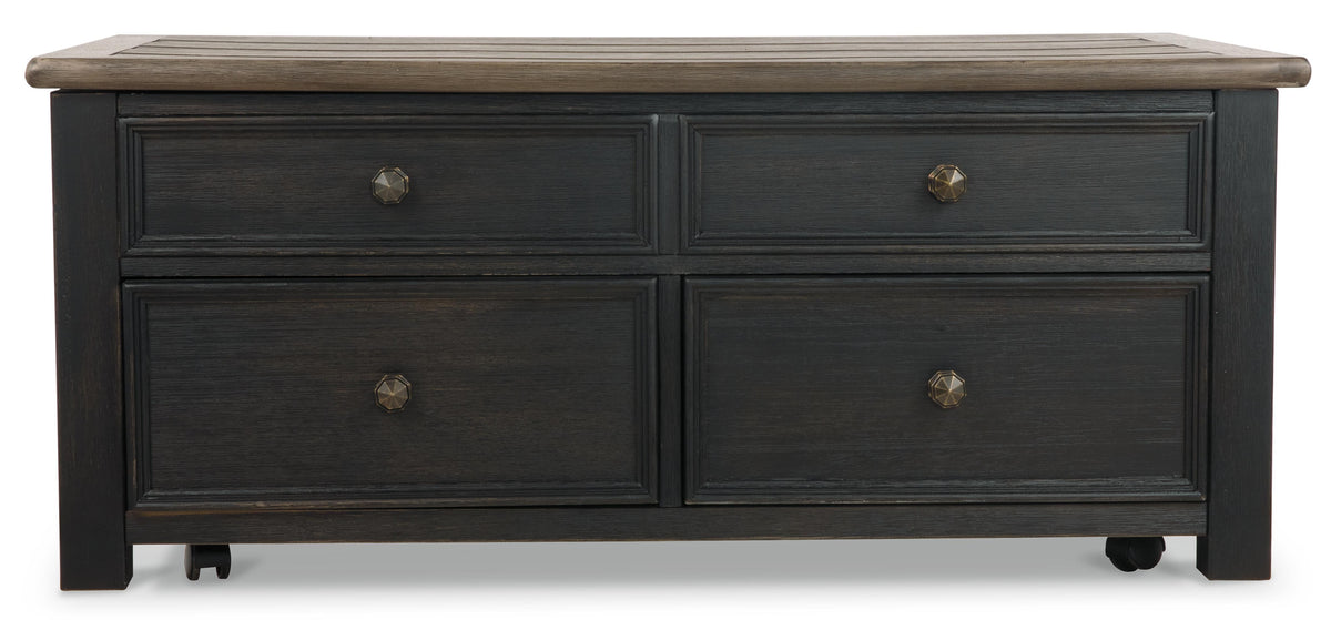 Tyler Creek Coffee Table with Lift Top - T736-20 - product view or room setting; only coffee table included (supplier image 5)