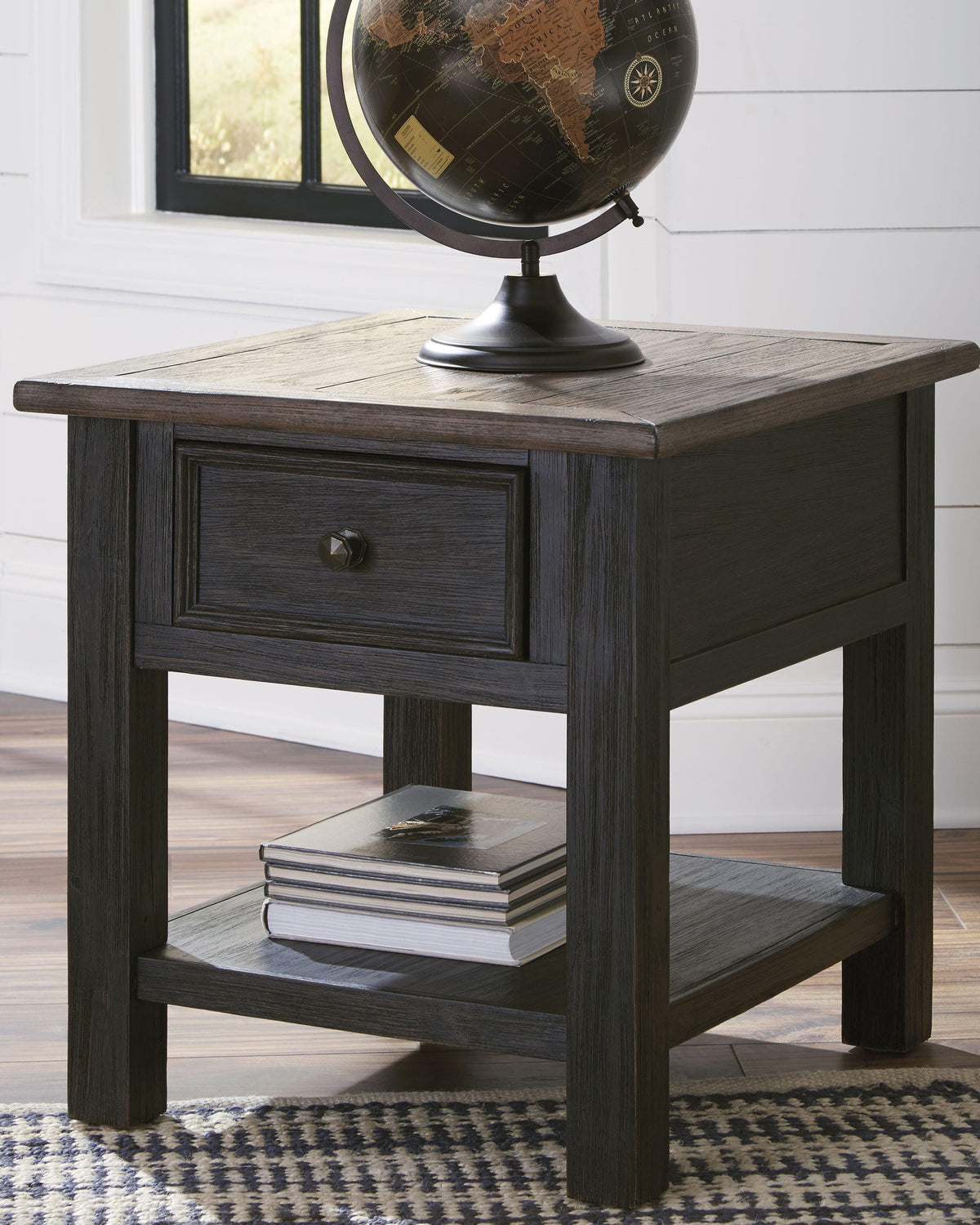 Tyler Creek End Table - T736-3 - product view or room setting; only end table included (supplier image 2)
