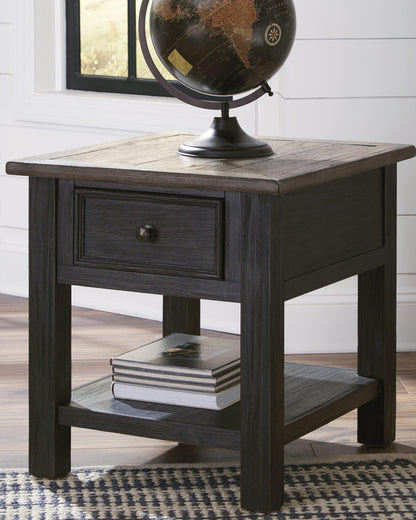Tyler Creek End Table - T736-3 - product view or room setting; only end table included (supplier image 2)