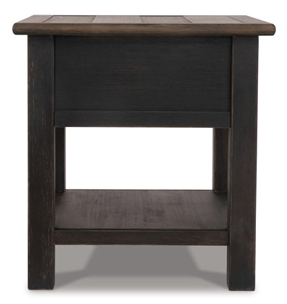 Tyler Creek End Table - T736-3 - product view or room setting; only end table included (supplier image 6)