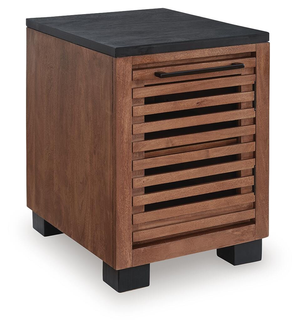 Kallari Chairside End Table - T737-7 - product view or room setting; only end table included (supplier image 1)