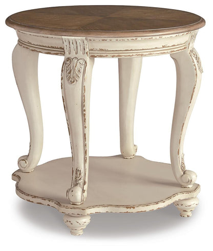 Realyn End Table - T743-6 - product view or room setting; only end table included (supplier image 1)
