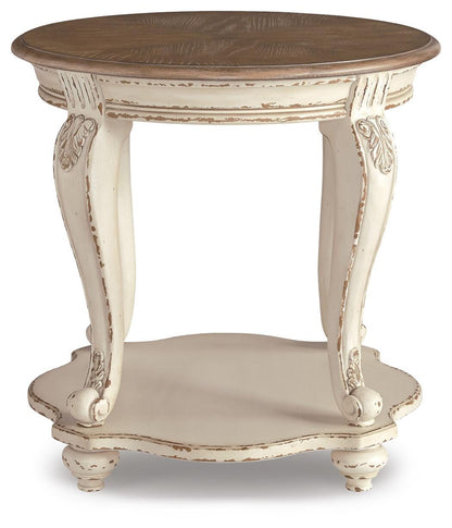 Realyn End Table - T743-6 - product view or room setting; only end table included (supplier image 3)