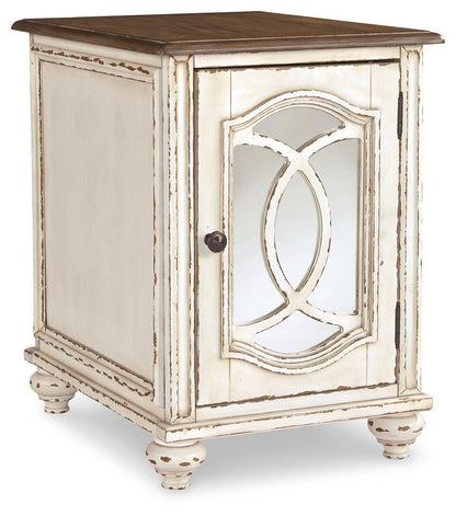 Realyn Chairside End Table - T743-7 - product view or room setting; only end table included (supplier image 8)