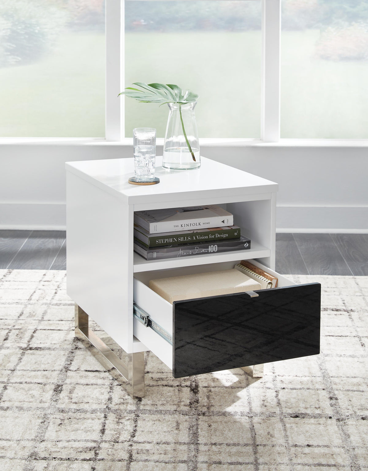 Gardoni Chairside End Table - T756-7 - product view or room setting; only end table included (supplier image 7)