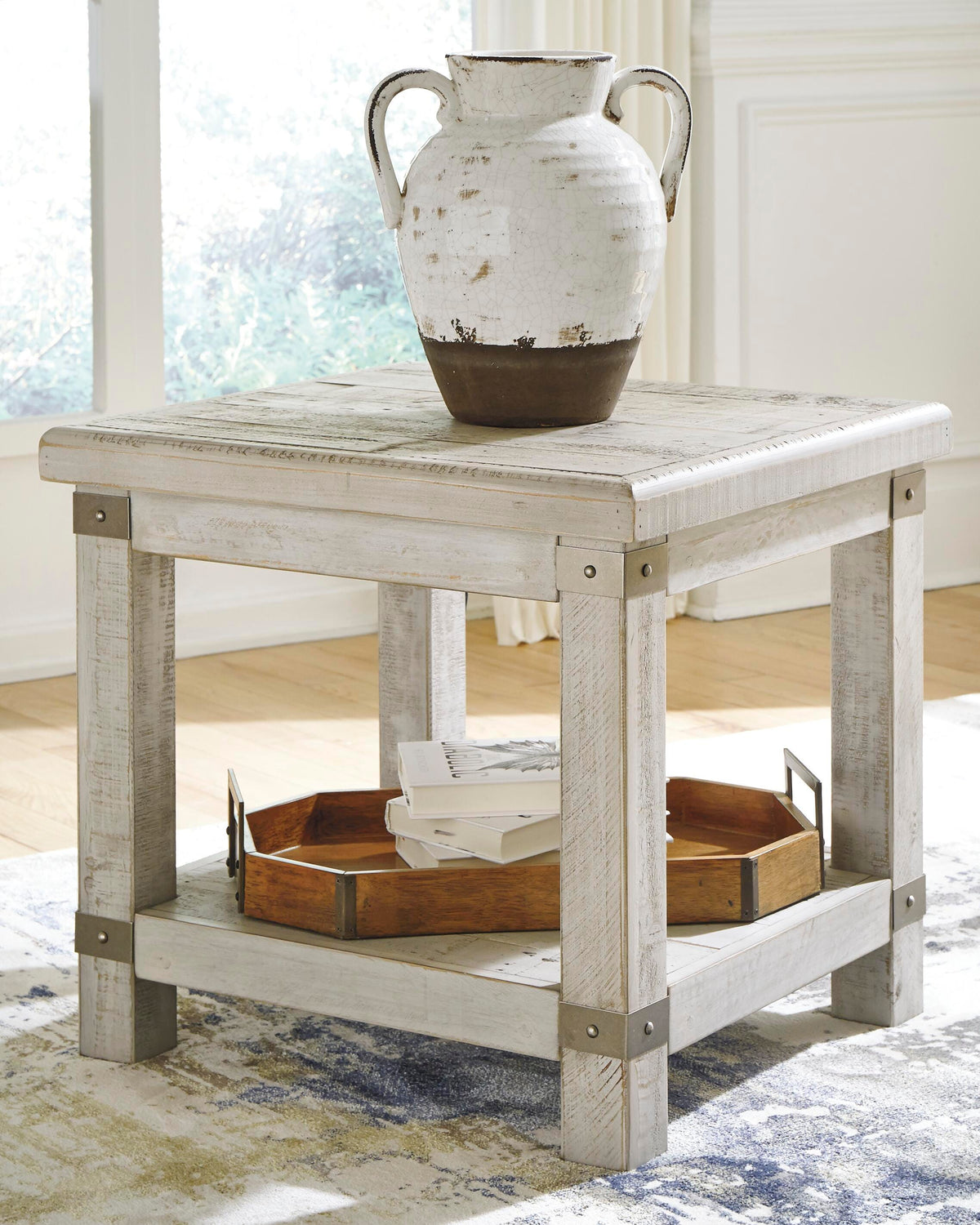 Carynhurst Coffee Table and 2 End Tables - T757T1 - product view or room setting; complete kit and included component views (supplier image 5)