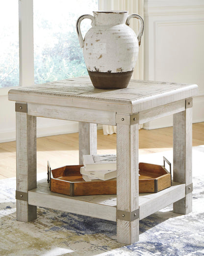 Carynhurst Coffee Table and 2 End Tables - T757T1 - product view or room setting; complete kit and included component views (supplier image 5)