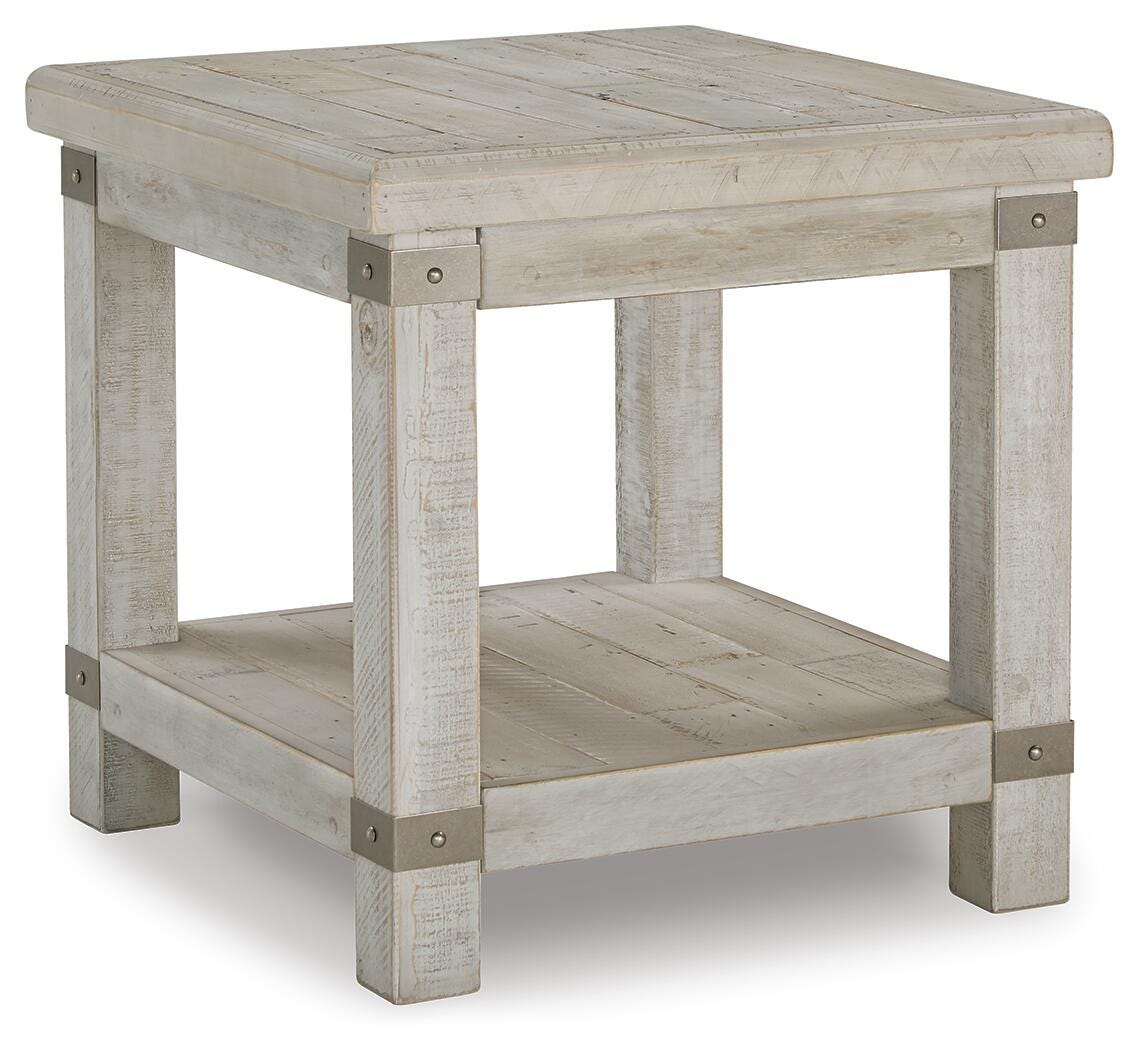 Carynhurst Coffee Table and 2 End Tables - T757T1 - product view or room setting; complete kit and included component views (supplier image 3)
