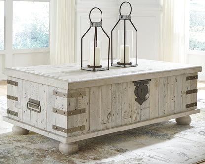 Carynhurst Coffee Table with Lift Top - T757-9 - product view or room setting; only coffee table included (supplier image 2)